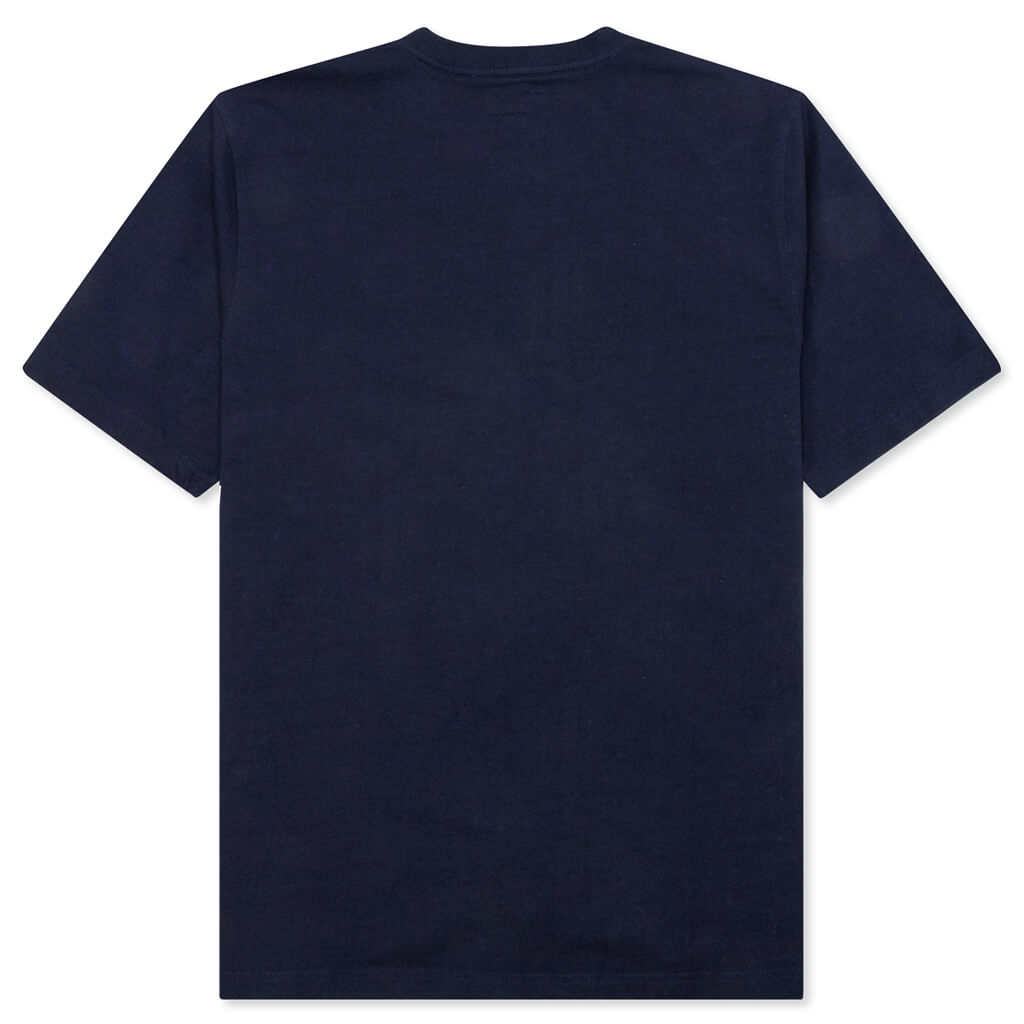 Stock Logo S/S Pocket Crew - Navy