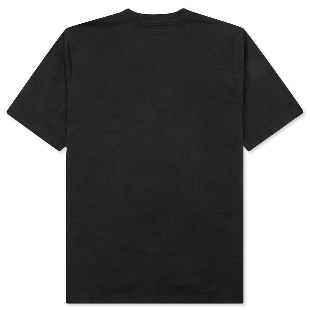 Stock Logo S/S Pocket Crew - Black