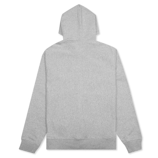 Stock Logo Zipper Hoodie - Grey Heather