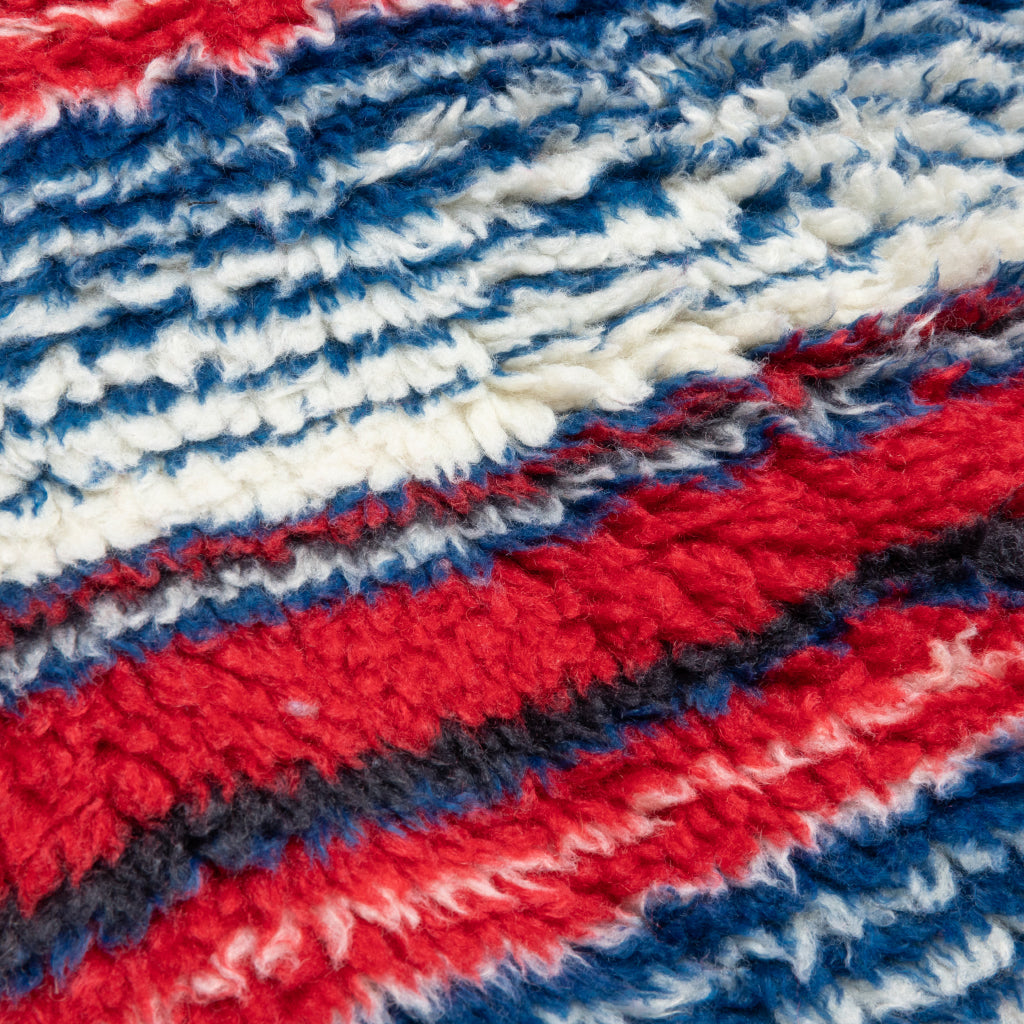 Striped Sherpa Vest - Multi