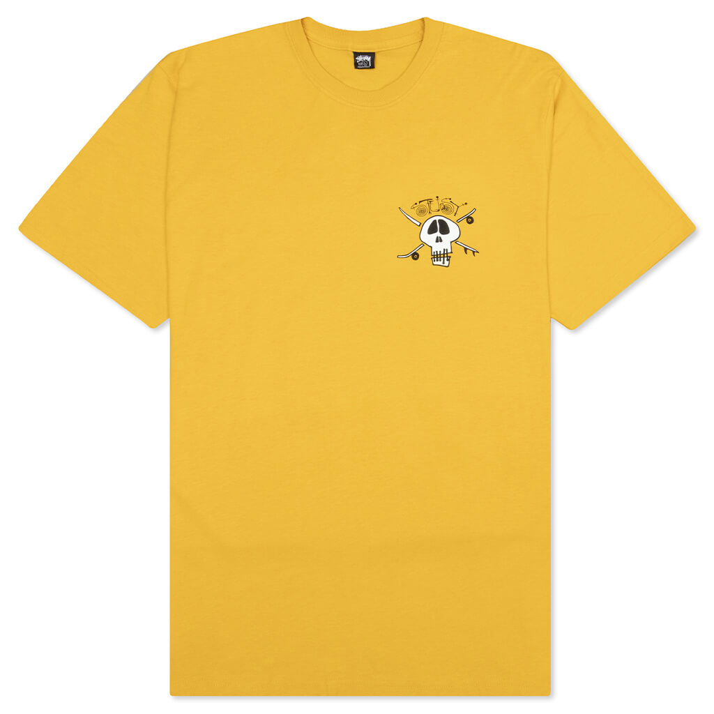 Surf Skate Skull Tee - Honey