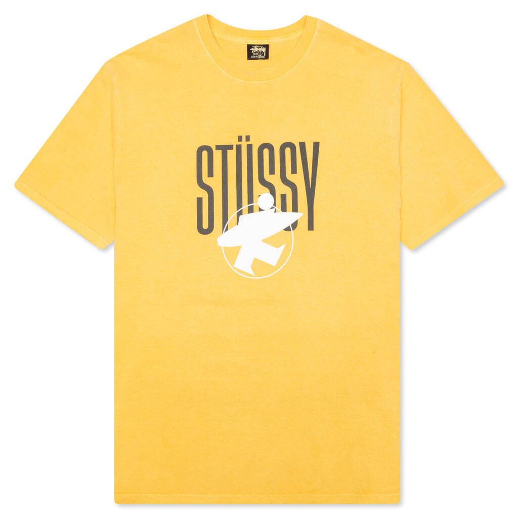 Surfman Pig Dyed Tee - Yellow