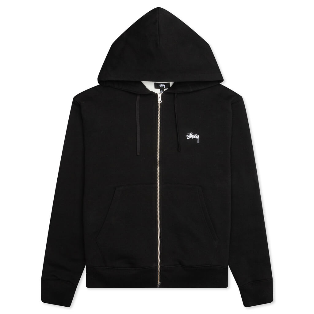Thermal Zip Hoodie - Black