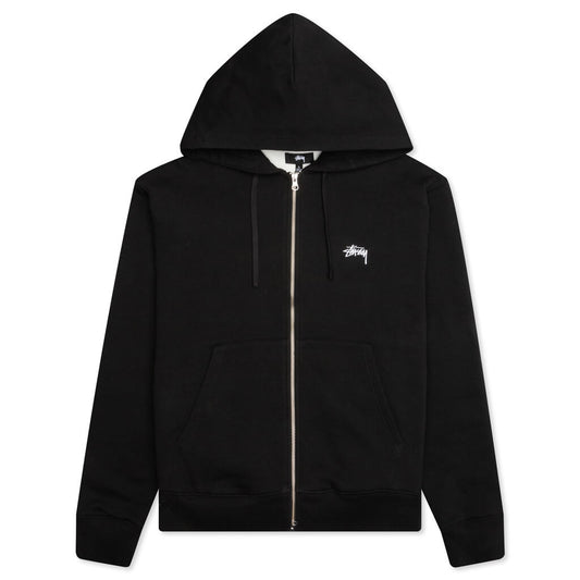 Thermal Zip Hoodie - Black