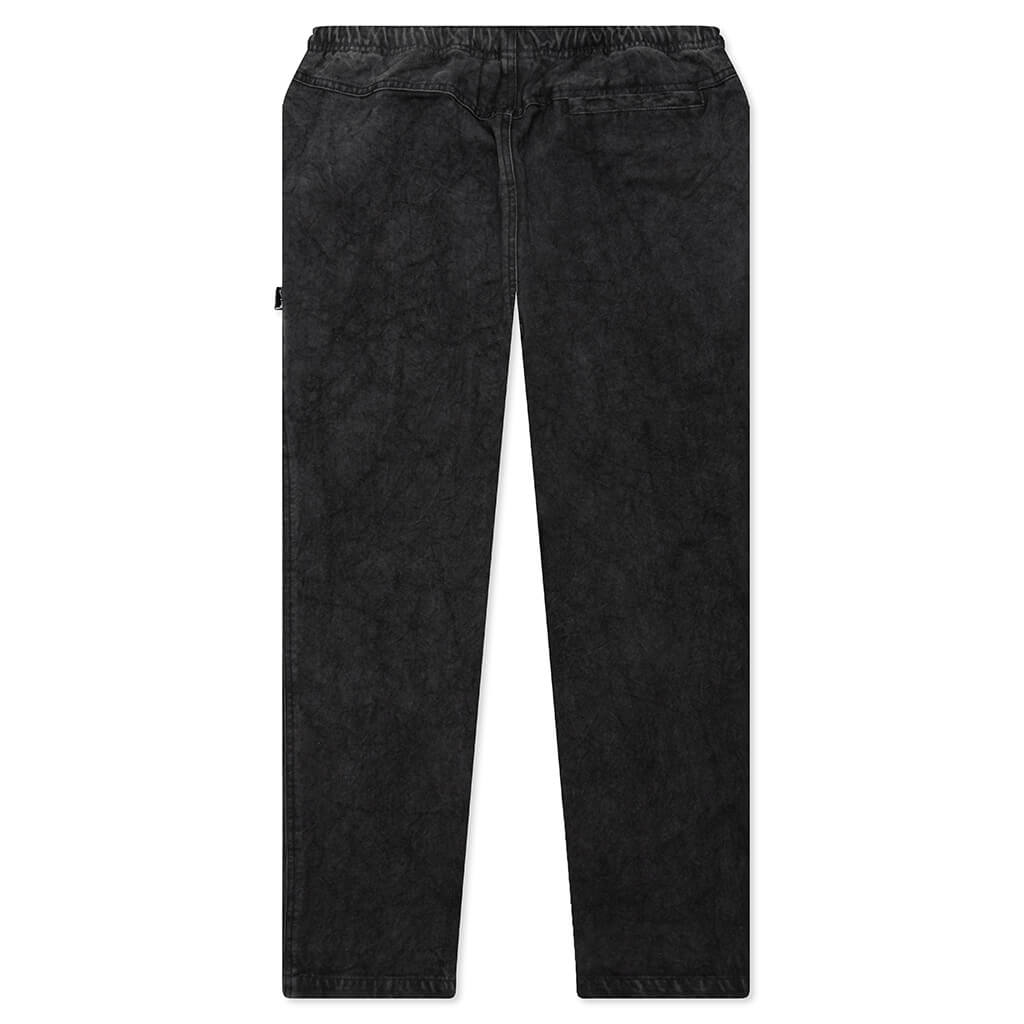 Washed Canvas Beach Pant - Black