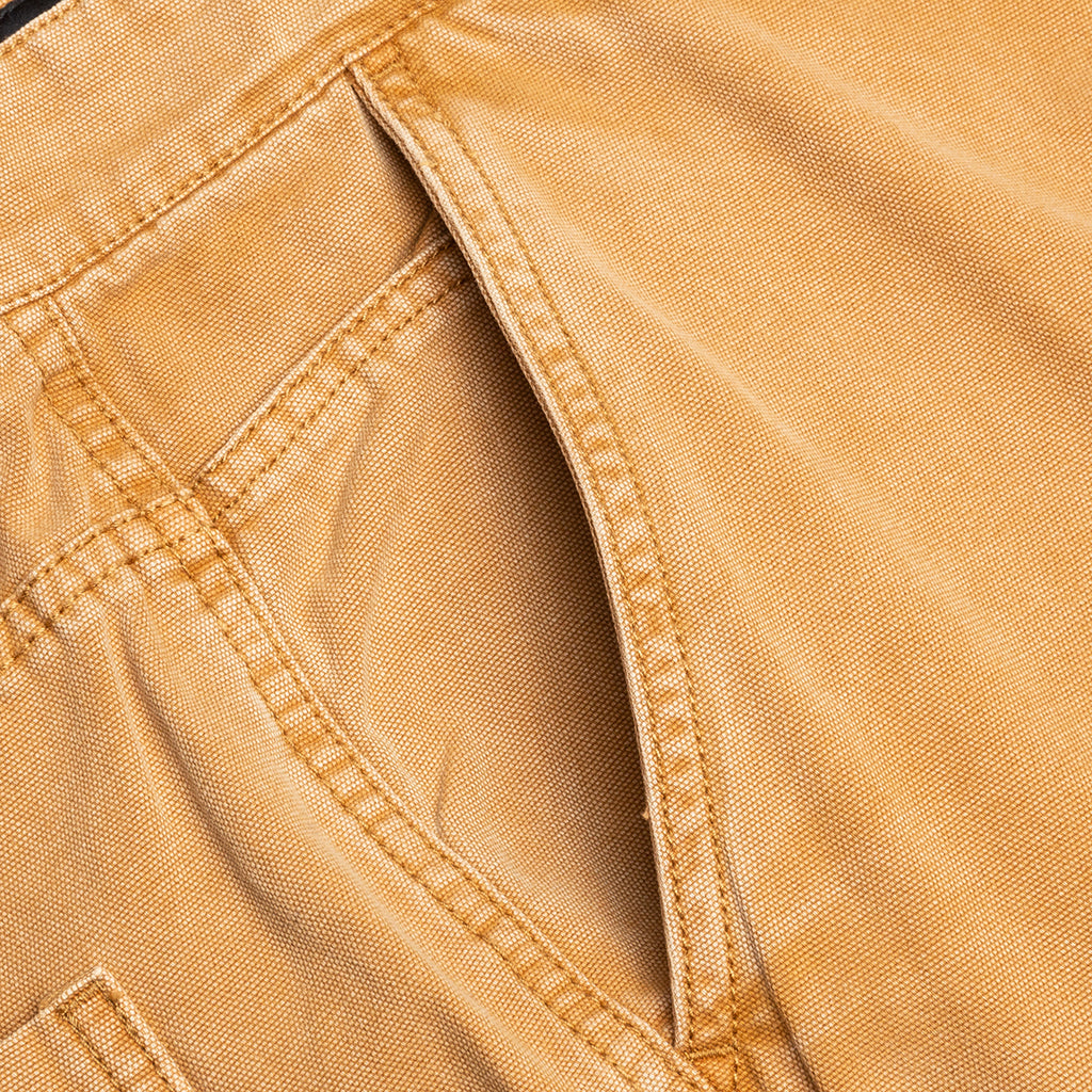 Washed Canvas Work Pant - Gold