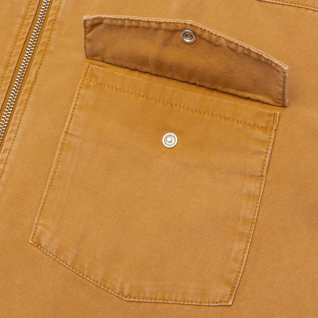 Washed Canvas Work Shirt - Gold