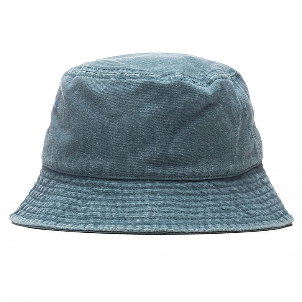 Washed Stock Bucket Hat - Laguna Blue