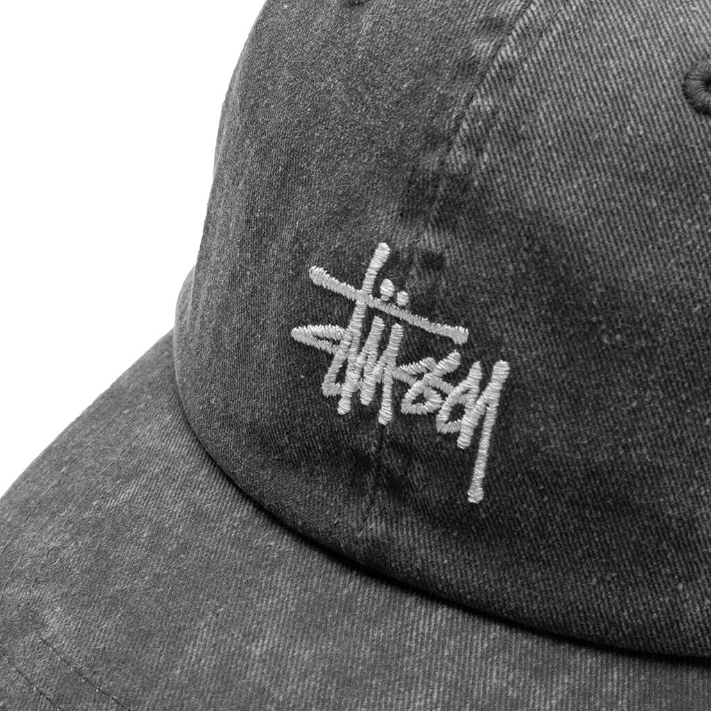 Washed Stock Low Pro Cap - Charcoal