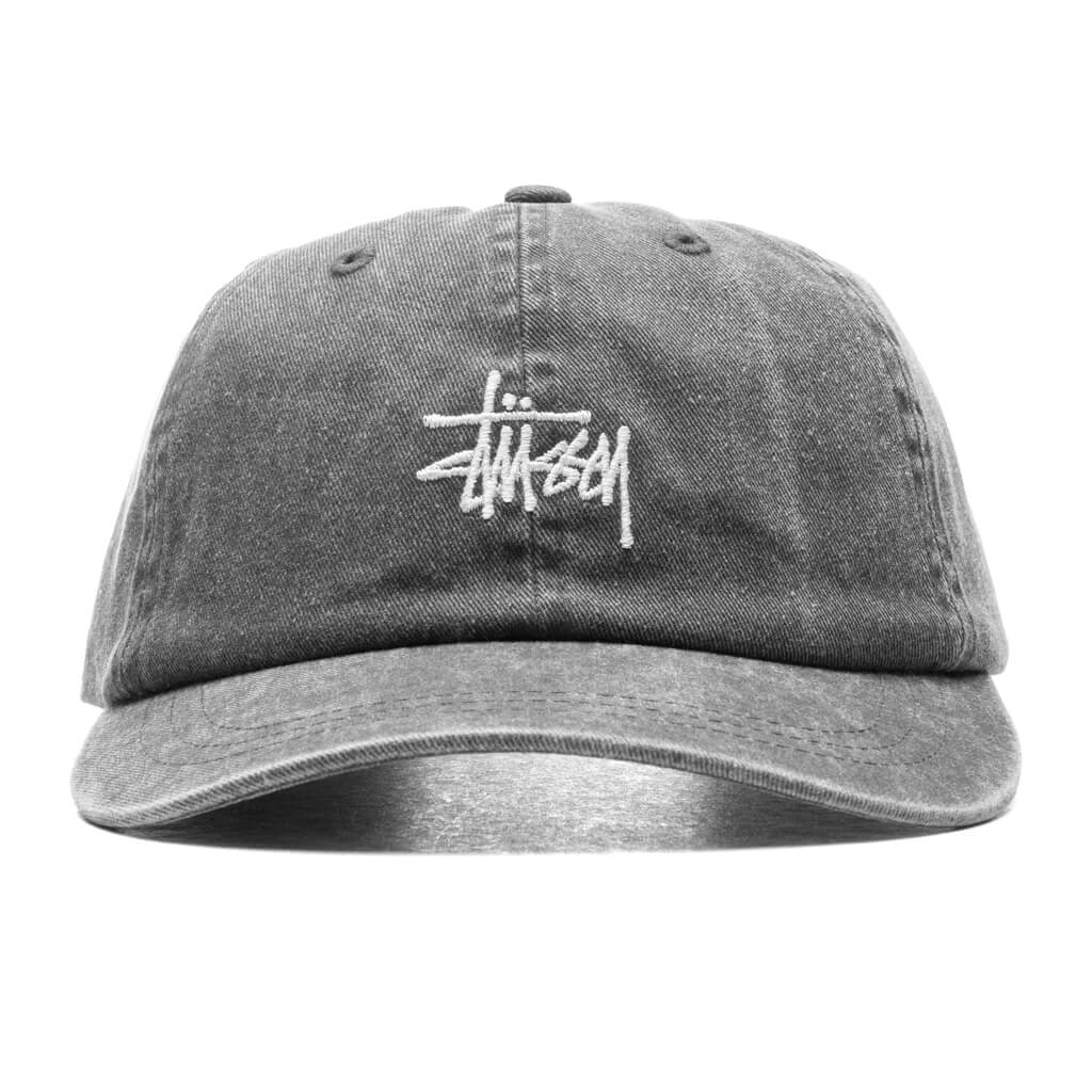 Washed Stock Low Pro Cap - Charcoal