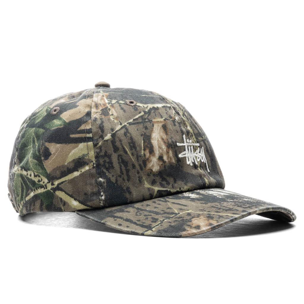 Washed Stock Low Pro Cap - Leaf Camo