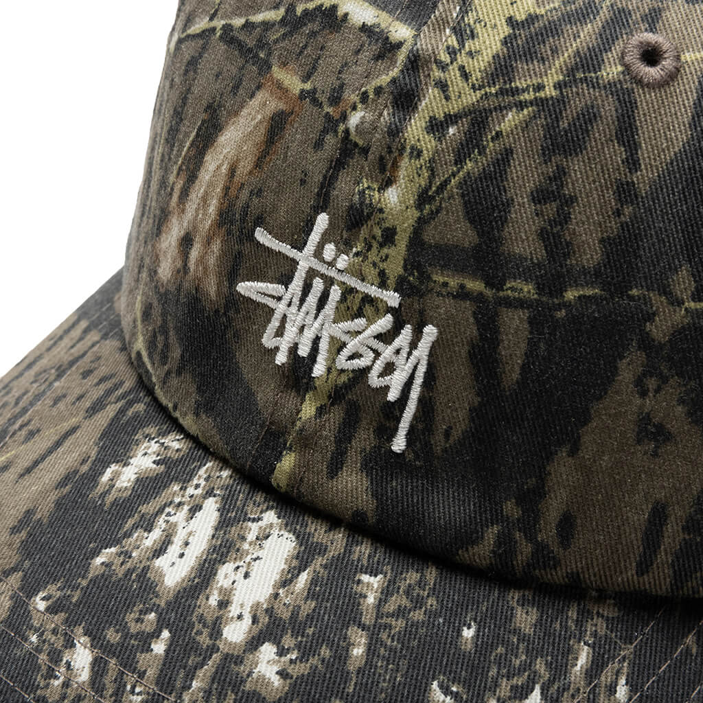 Washed Stock Low Pro Cap - Leaf Camo
