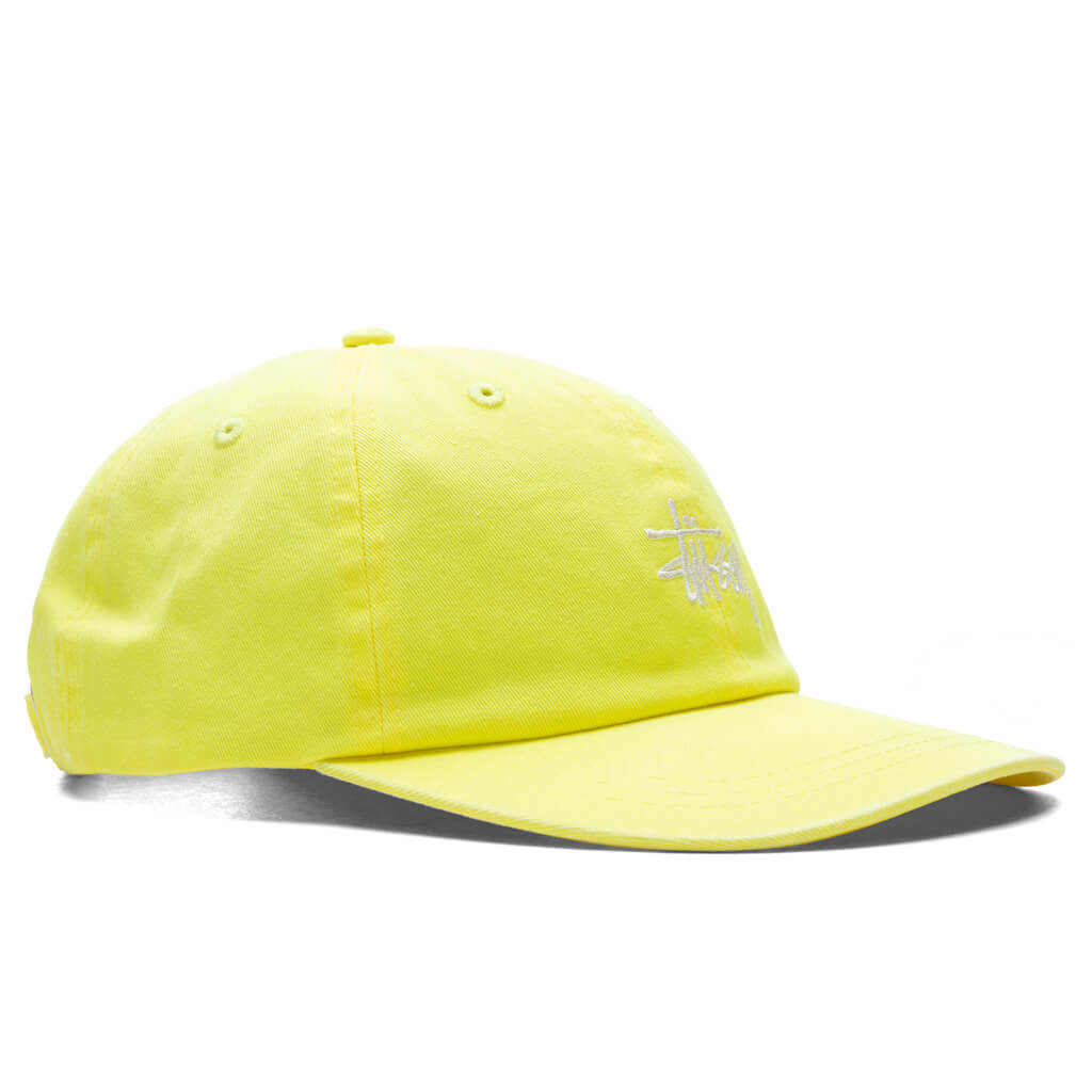 Washed Stock Low Pro Cap - Neon
