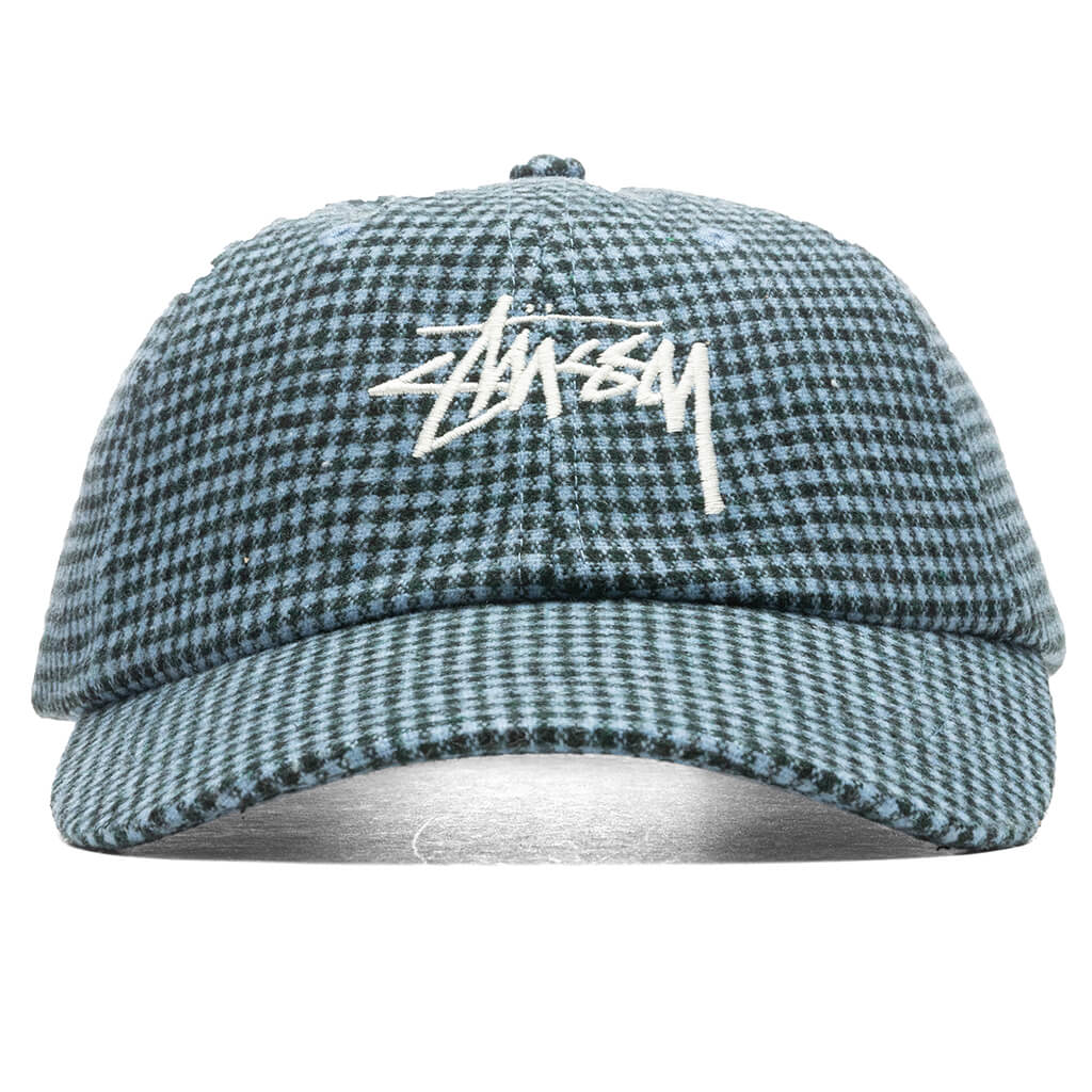 Wool Check Big Stock Low Pro - Blue
