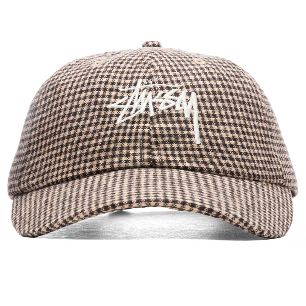 Wool Check Big Stock Low Pro - Brown