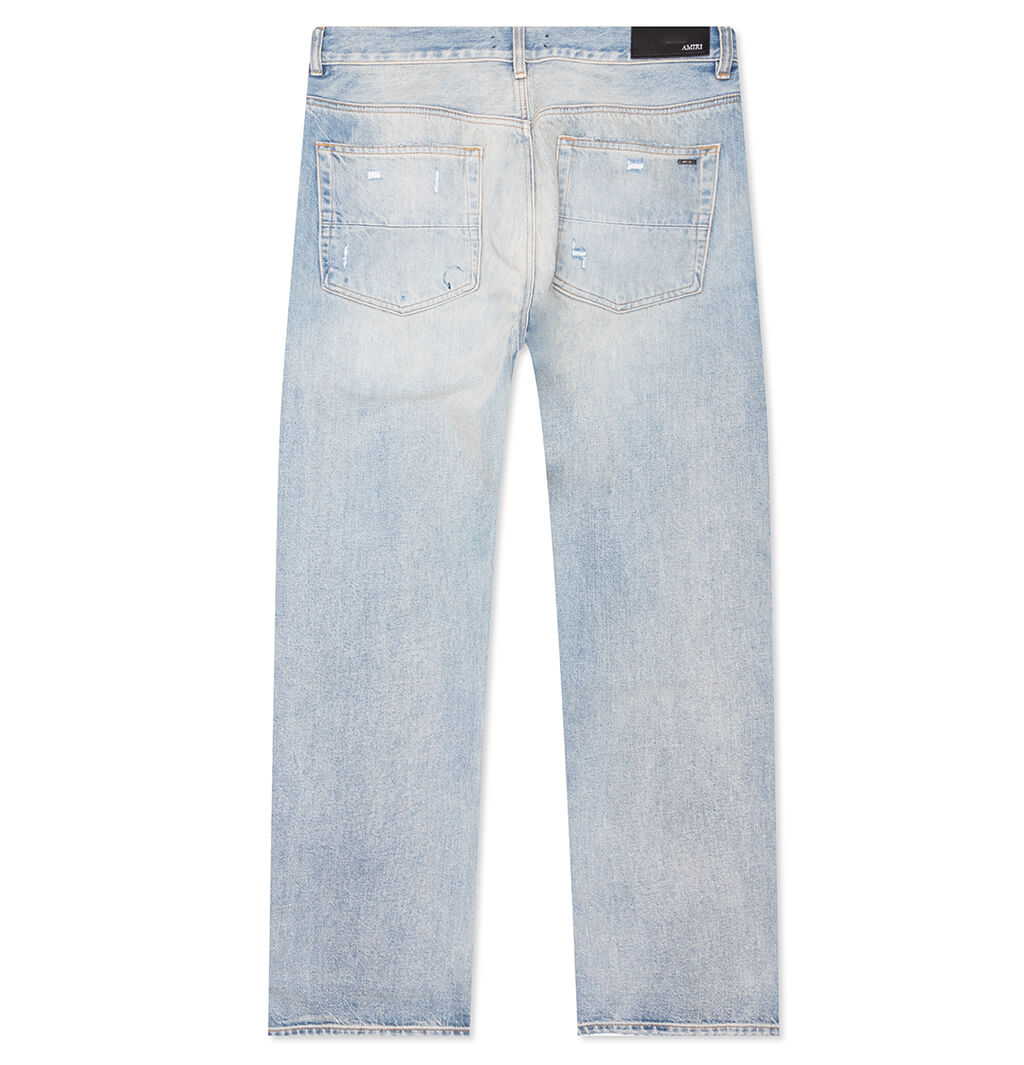 Suede Straight MX1 Jean - Antique Indigo