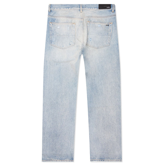 Suede Straight MX1 Jean - Antique Indigo