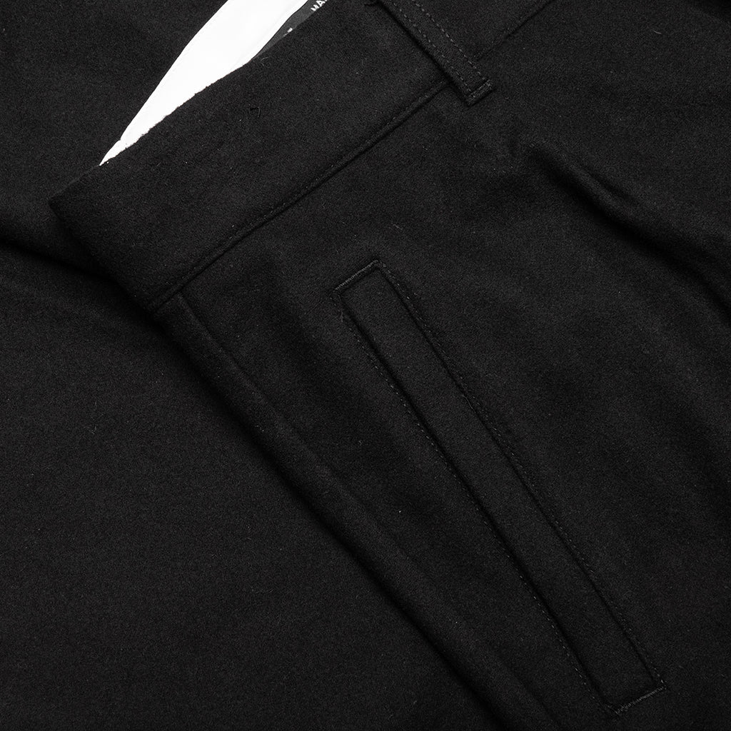 Suiting Pleated Trousers - Black