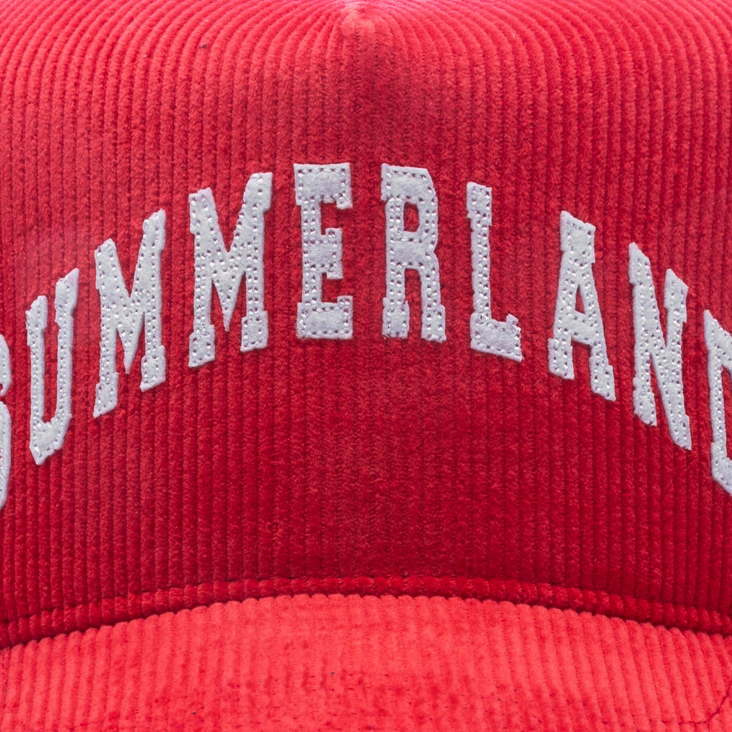 Summerland Corduroy Trucker Hat - Cherry