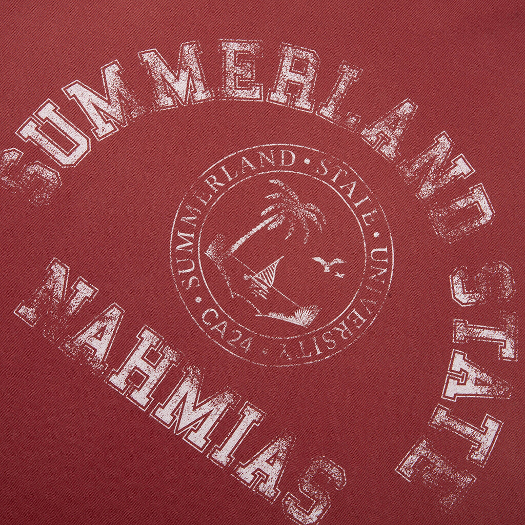 Summerland State Boxy Tee - Ruby