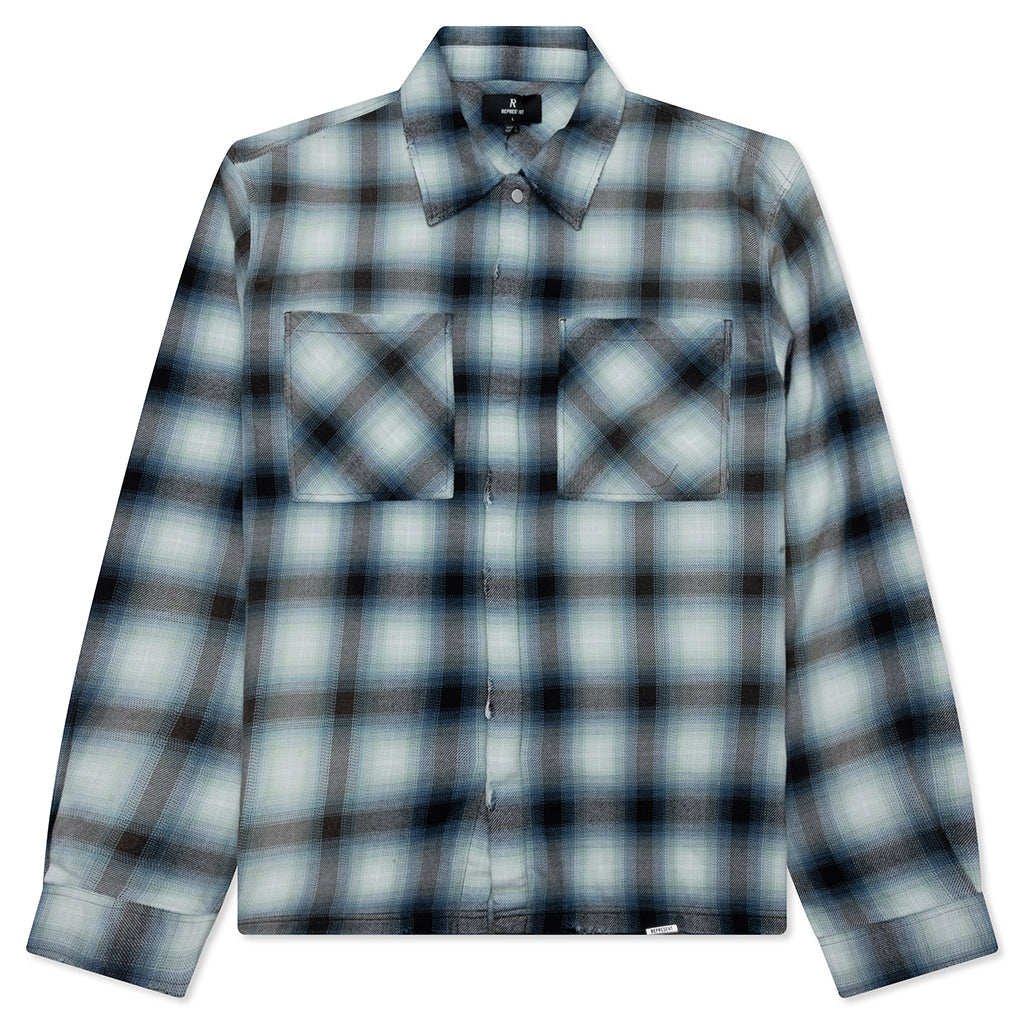 Sun Bleached Flannel Shirt - Cloud