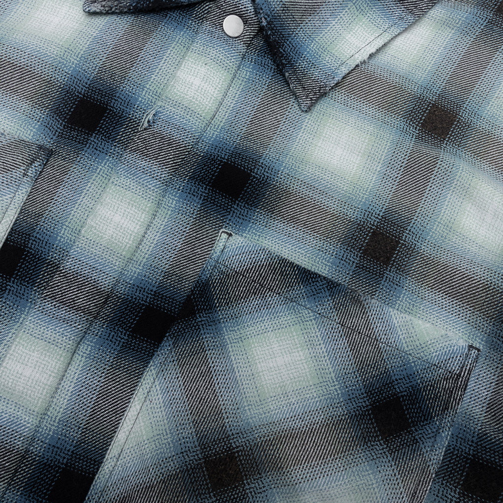 Sun Bleached Flannel Shirt - Cloud