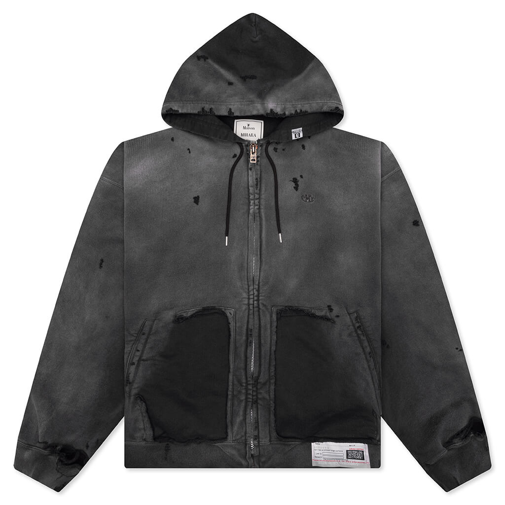 Sun Faded Parka - Black