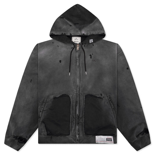 Sun Faded Parka - Black