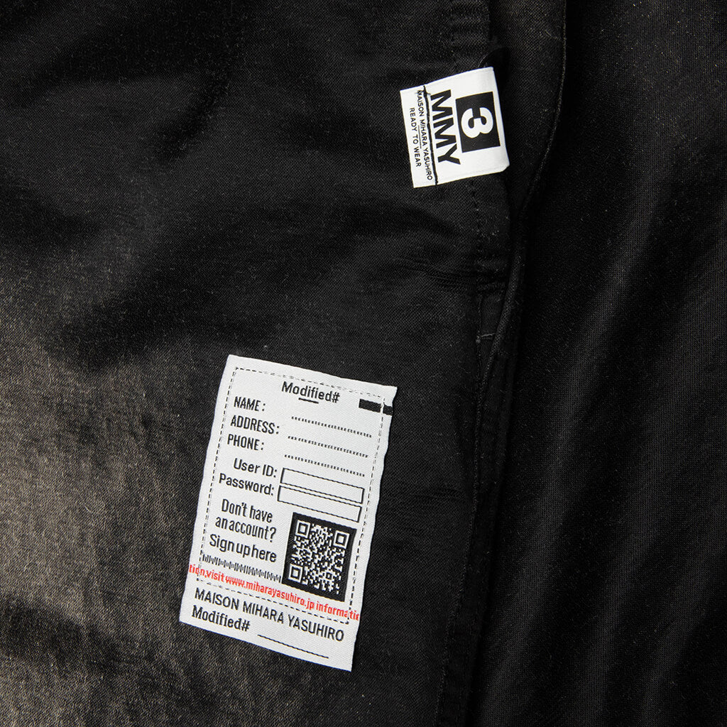 Sun Faded Like Satin Shorts - Black