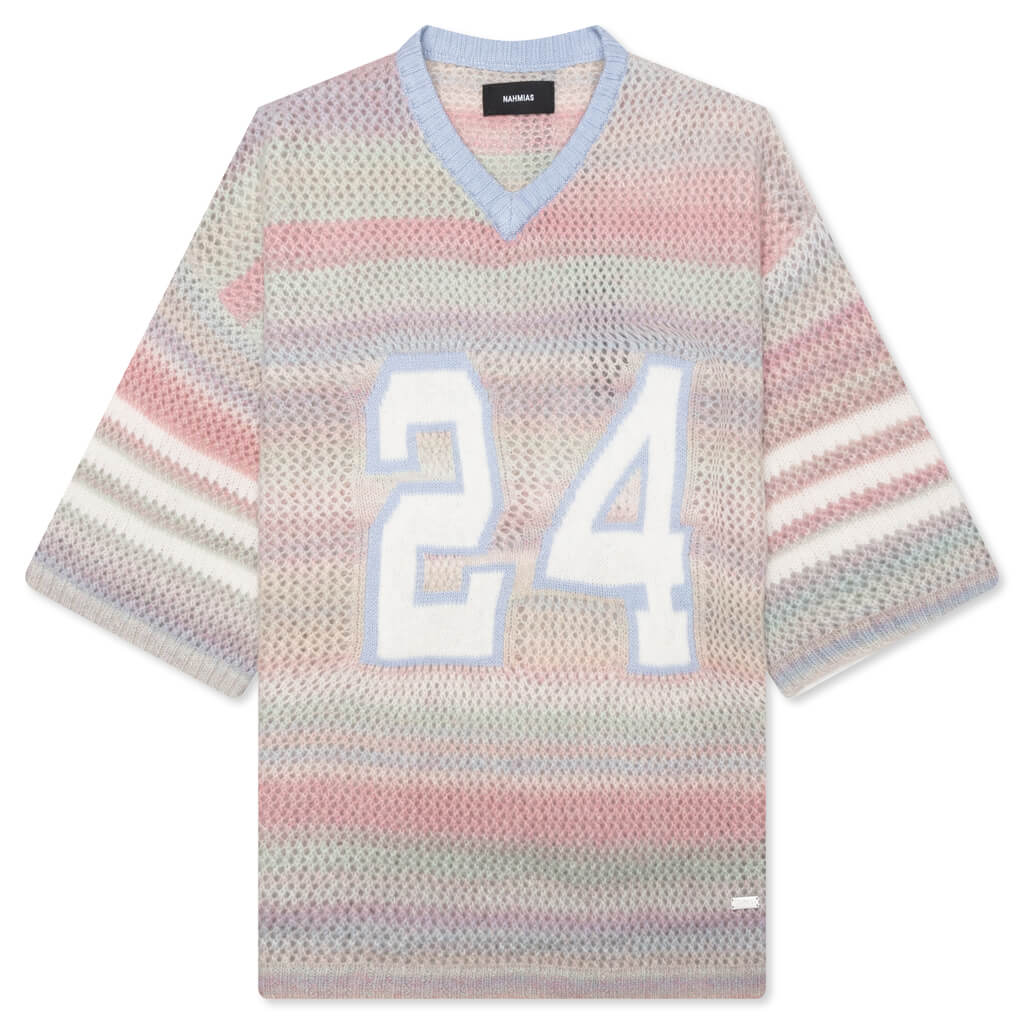 Sunset Knit 24 Football Jersey - Summer Gradient