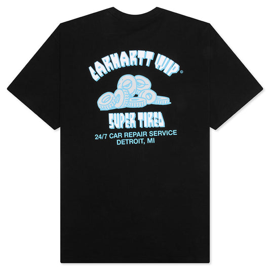Super Tired S/S T-Shirt - Black