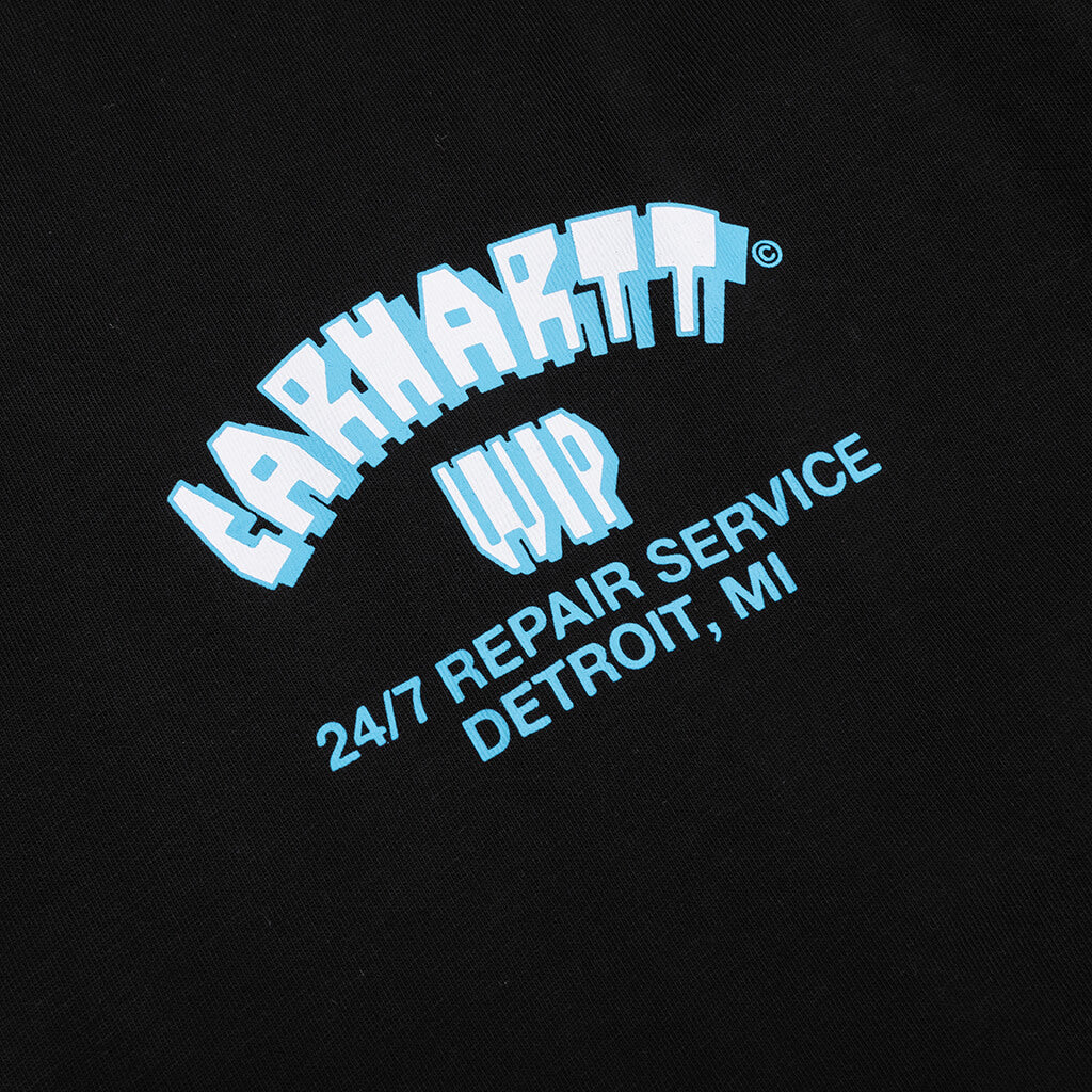 Super Tired S/S T-Shirt - Black