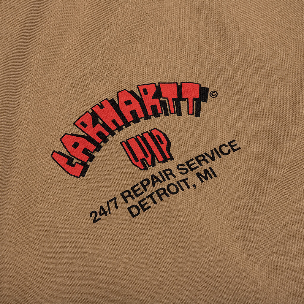 Super Tired S/S T-Shirt - Peanut