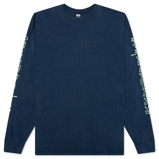 Superior Quality Pig. Dyed Ls - Navy