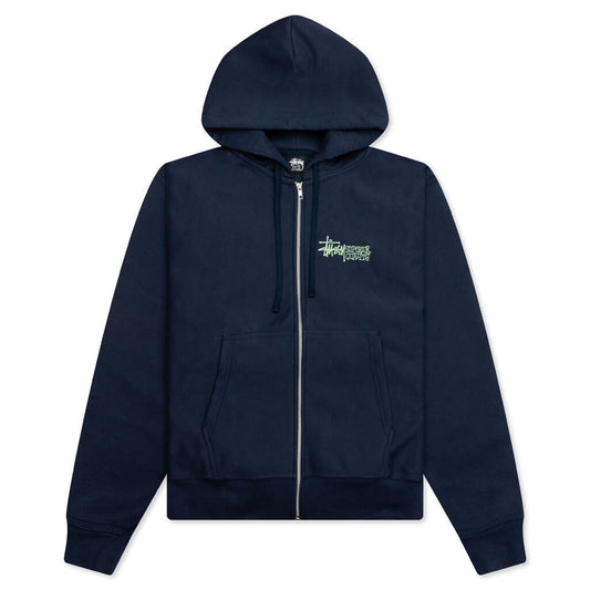 Superior Quality Zip Hoodie - Navy