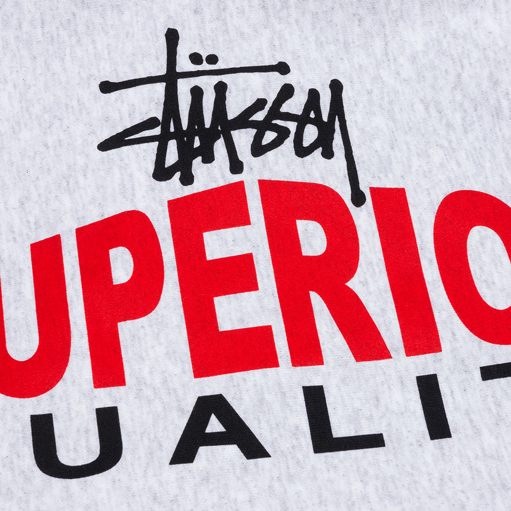 Superior Quality Zip Hoodie - Ash Heather