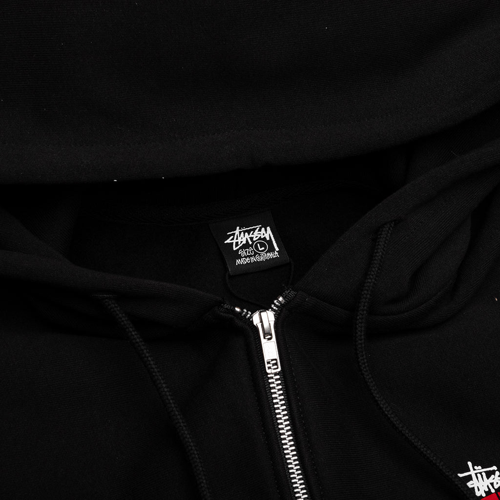 Superior Quality Zip Hoodie - Black