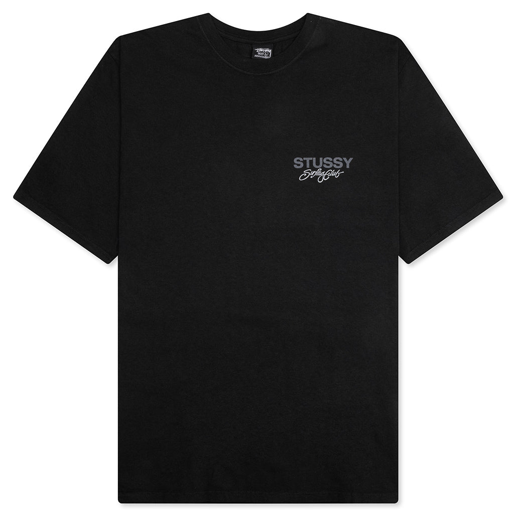 Surf Club Pigment Dyed Tee - Black