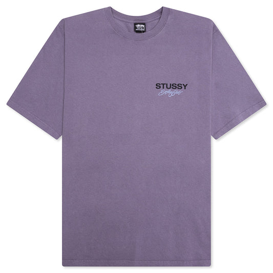 Surf Club Pigment Dyed Tee - Grape