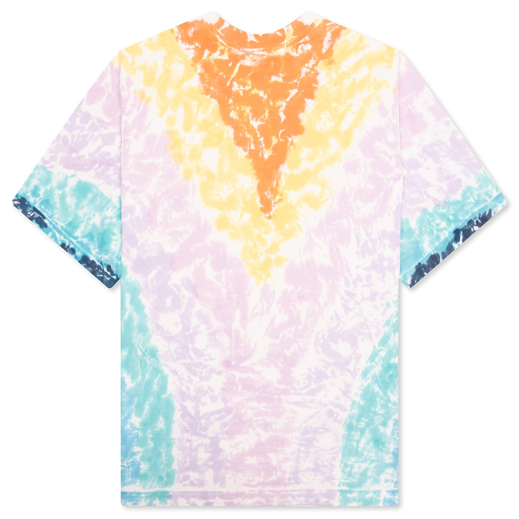 Surf Trip Printed Oversized T-Shirt - Tie Dye