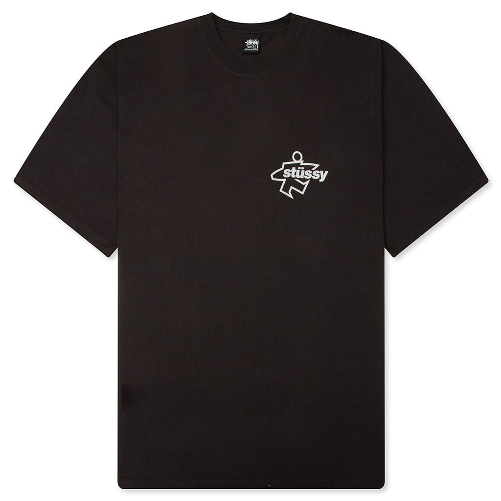 Surf Size Pigment Dyed Tee - Faded Black