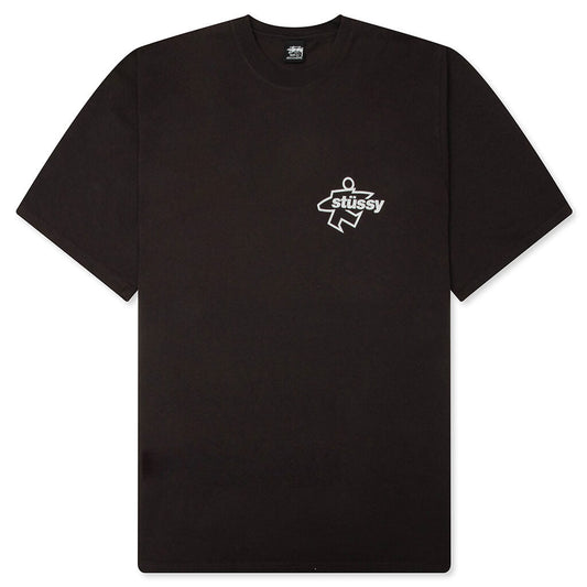 Surf Size Pigment Dyed Tee - Faded Black