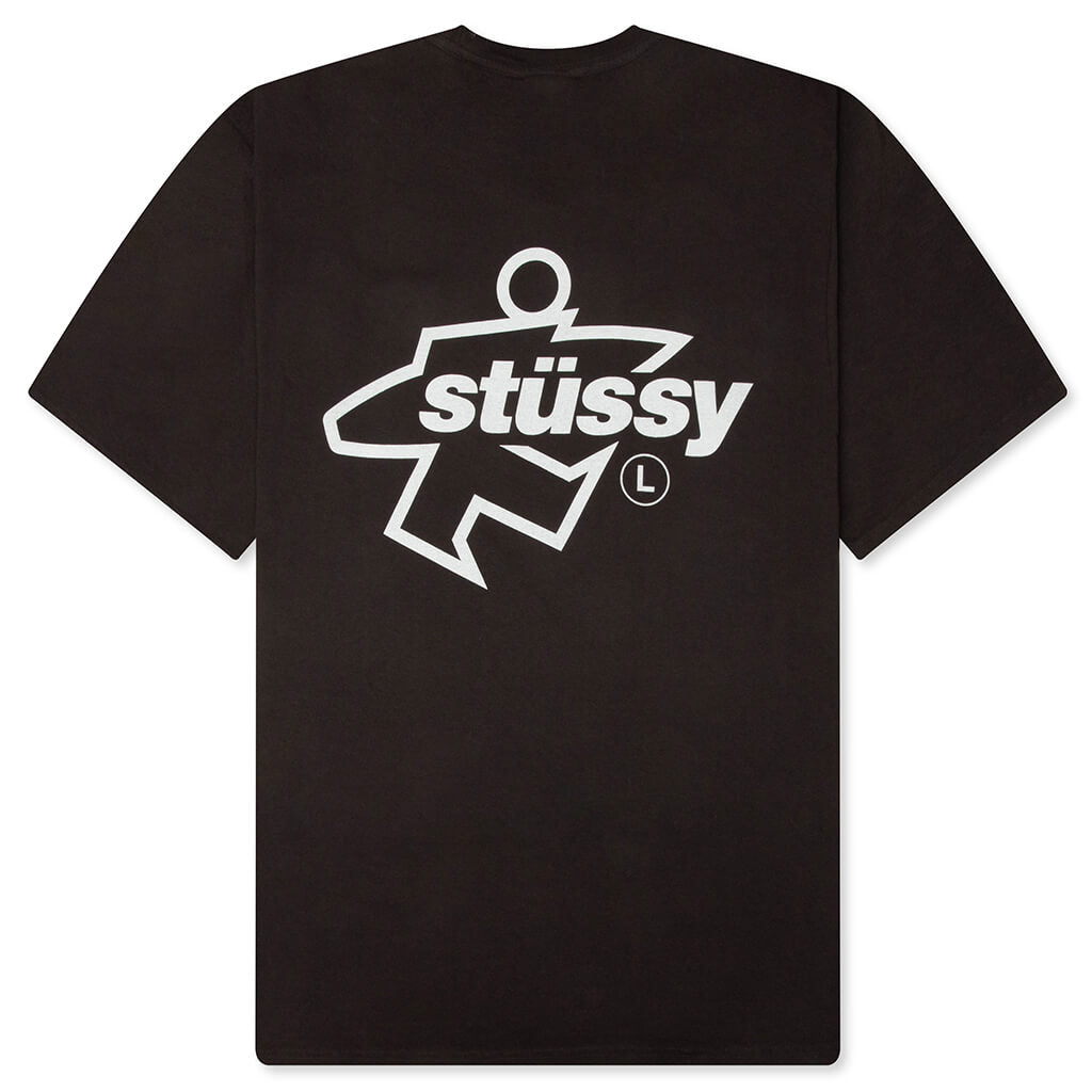 Surf Size Pigment Dyed Tee - Faded Black