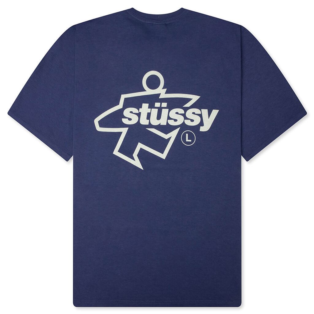 Surf Size Pigment Dyed Tee - Indigo