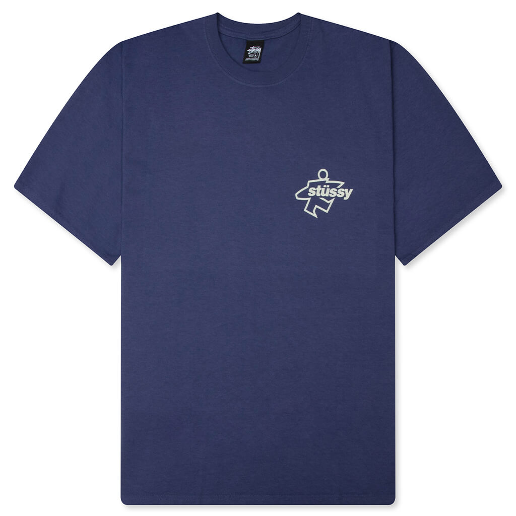 Surf Size Pigment Dyed Tee - Indigo