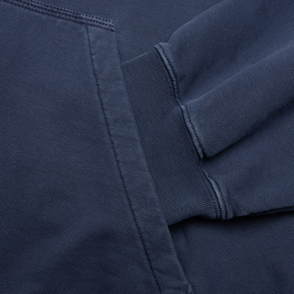 Zip-Up Sweat Hoodie - Vintage Blue