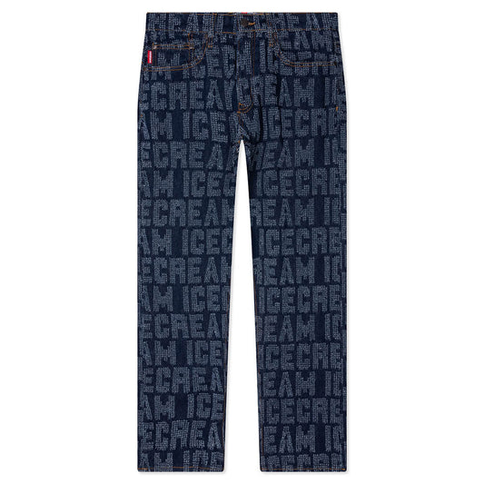 Sweet Tooth Strawberry Fit Jeans - Blue Moon