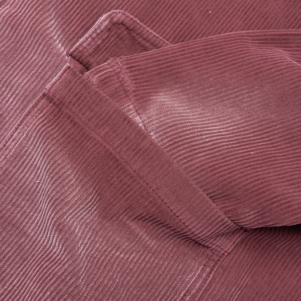 Synanon Cord Work Jacket - Burgundy
