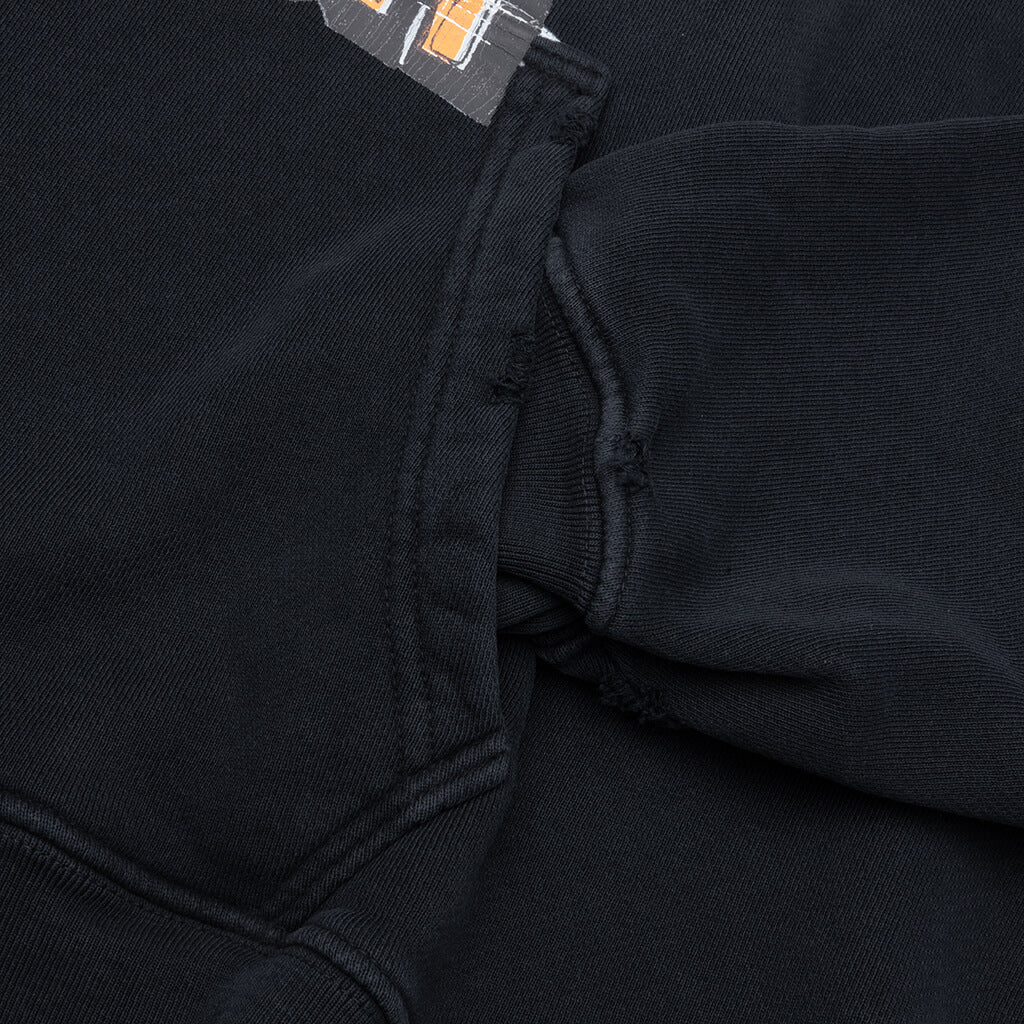Synanon Hooded Sweatshirt - Black