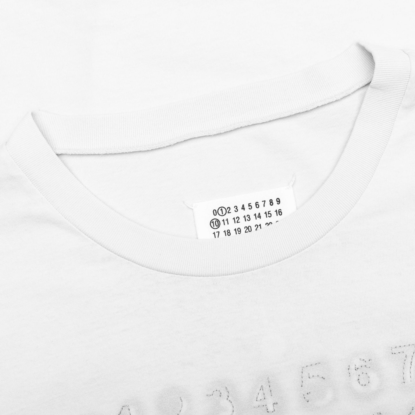 Embroidered Logo T-Shirt - Ecru